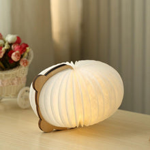 Piglet book lamp with Christmas gift theme and RGB light effect
