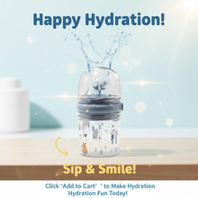 Whale Spray Sippy Cup (1 Pc): Straw, Lid, Spill-Proof, Fun Water Play